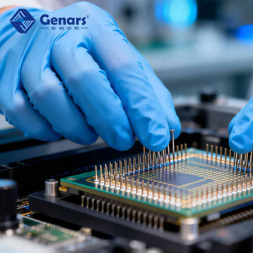 9寸百级蓝色丁腈手套