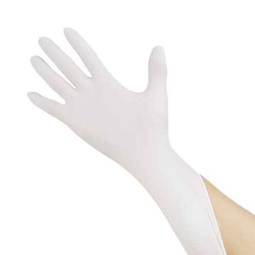 9寸一次性白色千级丁腈手套