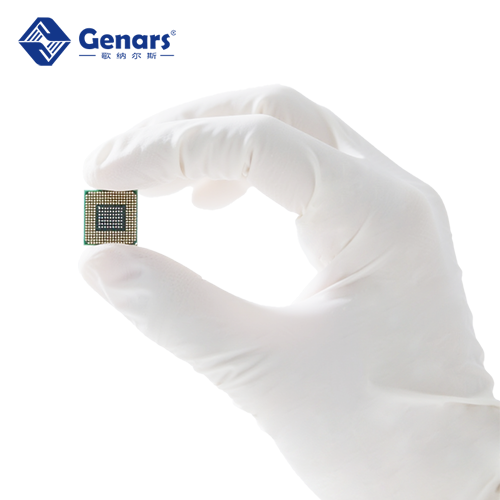 9寸无硫无氯白色丁腈手套