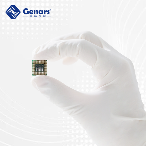 9寸无硫无氯白色丁腈手套