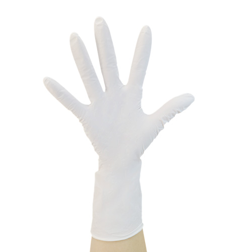 12寸一次性无卤防静电白色丁腈手套