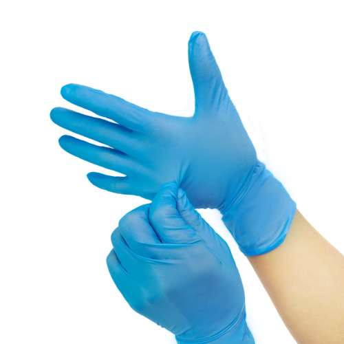 12寸一次性无卤防静电蓝色丁腈手套