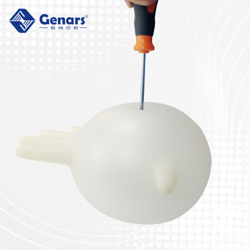 9寸一次性百级光面乳胶手套