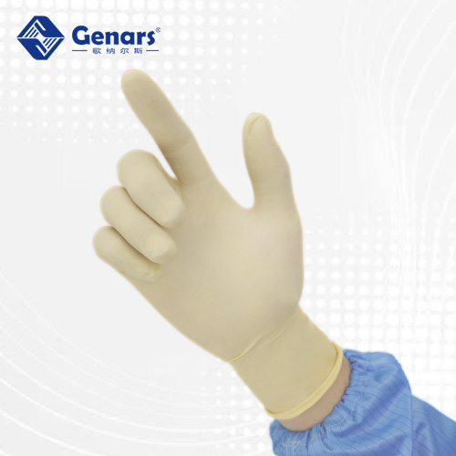 9寸一次性百级麻面乳胶手套