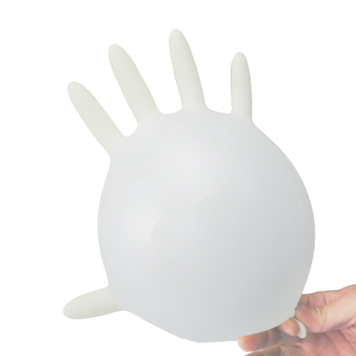 9寸一次性千级光面乳胶手套