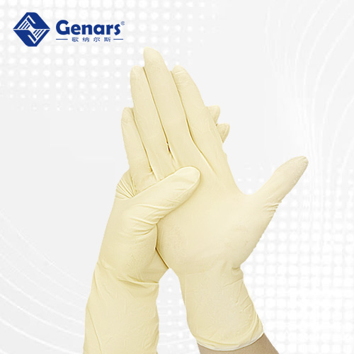 12寸一次性百级麻面乳胶手套